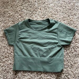 Aerie Green Crop Top